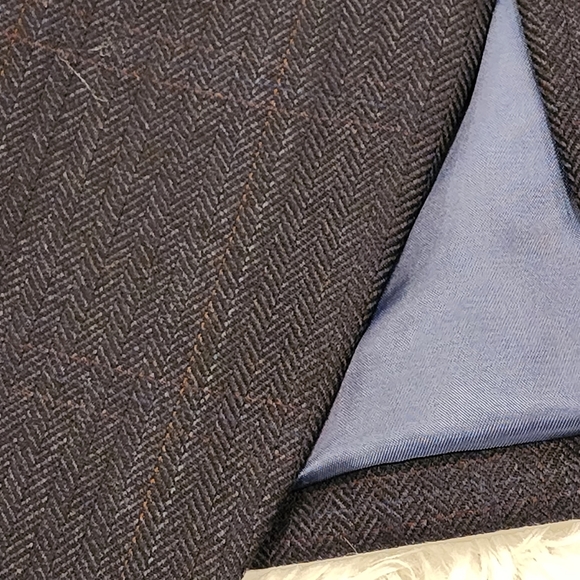 Joseph & Feiss Gold Executive Fit/Blue Plaid/ 42 Short/ Pre-owned - Picture 17 of 17